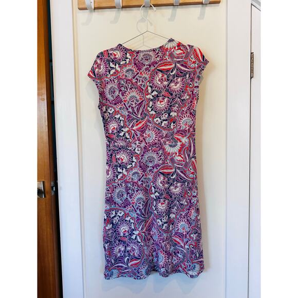 Title Nine Floral Short Tennis Ahtletic Dress Cap Sleeve Women's Small - Picture 5 of 5